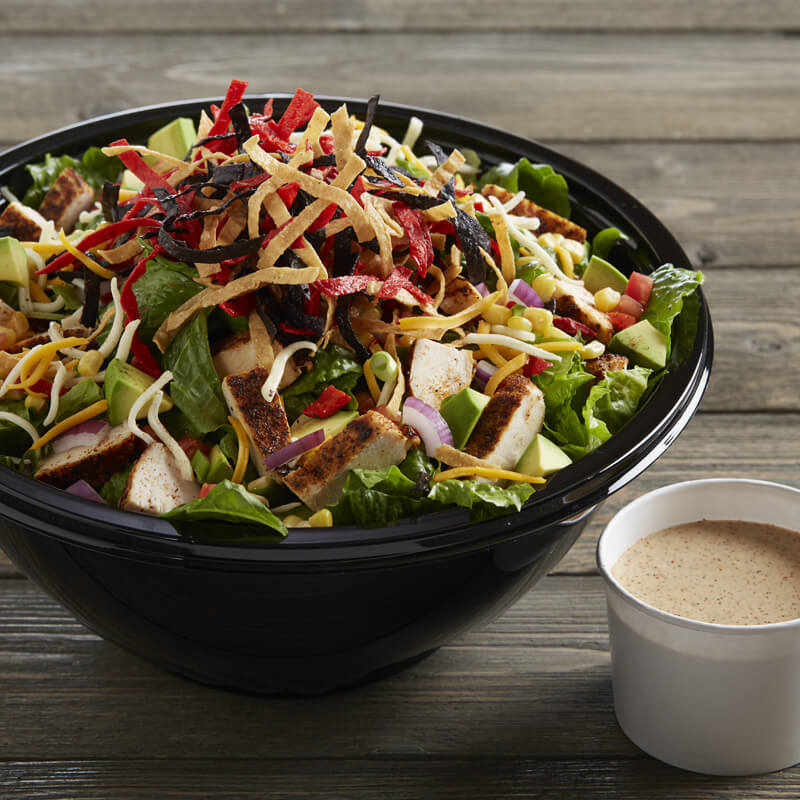 Large Party Santa Fe Salad Menu BJ's Restaurants and Brewhouse